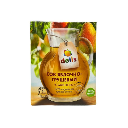 Delis Сок яблочно-грушевый 3л